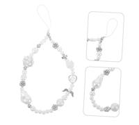 NUOBESTY 4 Pezzi Charm per con e in Plastica Barocca Elegante con Elementi Decorativi e Compatibile con Custodie Smartphone Fotocamere e Portachiavi Accessorio Versatile per Ogni Occasione