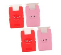 NUOBESTY 4 Pezzi Contatore Punti Maglia in Plastica Contatore Manuale Compatto per Lavori Maglia e Uncinetto Strumento Portatile per Gestione Precisa dei Punti in Progetti e Lavori Mano