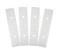 NUOBESTY 4 Pezzi Contenitore per Accumulo Freddo in Plastica Bianco Installazione Comoda e Materiali Sicuri per Controllo Temperatura Magazzino e Logistica Catena Fredda
