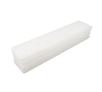 NUOBESTY 4 Pezzi Contenitore per Ghiaccio Riutilizzabile in Plastica Bianca per Raffreddamento Efficiente in Magazzino e Officina, per Controllo Temperatura e Conservazione