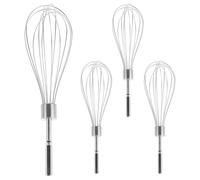 NUOBESTY 4 pezzi di miscelatore per colori da salone - Accessori per miscelatore elettrico a mano - Frusta turbo senza fili per crema per capelli e tintura per capelli