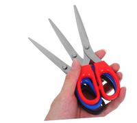 NUOBESTY 4 Pezzi Forbici per Lama Sicura e Impugnatura Ergonomica Forbici Resistenti e Leggere per Scuola e Ufficio Taglio Preciso e Comfort per Mani Piccole
