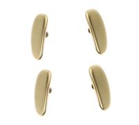 NUOBESTY 4 pezzi Naselli in Titanio Supporto Comfort Scivolo per da Sole e Alta Durabilità e Resistenza alla Deformazione Compatibili Maggior Parte dei Modelli