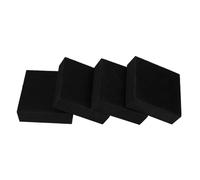 NUOBESTY 4 Pezzi Pash Anti Slip Bast Esercizio Tampone Ammortizzatore Suono Bloccare Protettore Cuscinetti Per Paraurti Non Slip Pesante Vibrazione Rumore Pastiglie Nero Gomma Da Cancellare