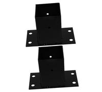 NUOBESTY 4 Pezzi Posto Metallo per Recinzioni e Base Resistente per Ombreggiante e Mailbox Facile Installazione Alta Durabilità e Design