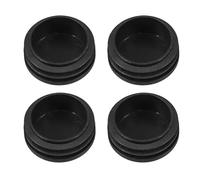 NUOBESTY 4 Pezzi Spina Di Mobili Protettori Della Gamba Tappi Per Le Gambe Elastiche Tappo Di Estremità Del Tubo Del Tubo Tappi Per Tubi Di Mobili Tappi Di Mobili Elastici Black Plastica