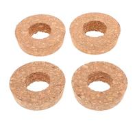 NUOBESTY 4 Pezzi Tappi in Legno per Vasi Idroponici con Coprivasi per Piante da Interno per Micro Paesaggi e Coltivazione in Vetro