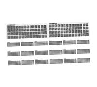 NUOBESTY 4 Set Adesivi Per Tastiera Stickers Per Arabe Design Opaco Facile Sostituzione Per Aggiornare Tastiere E Superficie Non Scivolosa Per Maggiore Precisione Digitazione 10 Fogli*4
