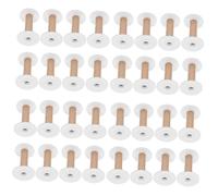 NUOBESTY 4 Set Bobina Telaio da Ricamo Organizzatore di Fili da Ricamo Tessuto Bobine per Tessitura di Filati Infila Ago Cucito A Mano Set da Ricamo Trapuntatura Cucire Carta 10 Pezzi * 4