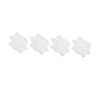 NUOBESTY 4 Set di Mini Modelli di Fiocchi di Neve per Albero di Natale Decorazioni Artigianali Giocattoli per Bambini Forniture Artistiche 50 Pezzi * 4