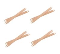 NUOBESTY 4 Set di Navetta per Tessitura in Legno per Maglieria Set di Strumenti per Maglieria A Doppia estremità per Realizzare Sciarpe E Maglioni 2 Pezzi * 4