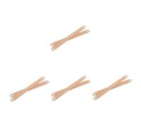NUOBESTY 4 Set Strumenti per La Tessitura di Arazzi Magliaia Lavoro A Maglia Semiminima Utensili Fai da Te Craft Strumenti per Maglieria Fai da Te Navetta Chiacchierino di Legno 2 Pezzi * 4