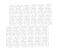 NUOBESTY 40 Pezzi di Colori Forniture di Pittura Portatile per Acquerello Vassoio di ad Acquerello Pallet di Vernice Rettangolare plastica