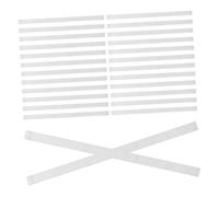 NUOBESTY 40 Pezzi Nastro Colla per Rilegatura con Rete Strisce Adhesive Flessibili per Riparazione Libri Documenti Contratti e Album Ufficio Scuola