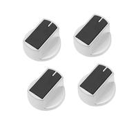 NUOBESTY 4pezzi Regolatore Di Fornello Gas in Metallo Resistente e Termoresistente Manopola e Pulsanti Per Controllo Preciso Accessori Per Bruciatori Compatibili e Sostituzione Facile