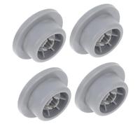 NUOBESTY 4pezzi Ruote Per Cesto Inferiore Lavastoviglie in Plastica Ricambio Resistente e Stabile Compatibili Con Modelli Popolari Facili Da Installare e Durature