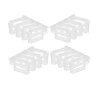NUOBESTY 4sets Divisori Per Frigorifero in Plastica Separatori Regolabili Per Organizer Per Porte Laterali Del Divisori Per Cassetto Del Frigorifero