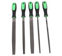 NUOBESTY 5 Pezzi Acciaio per Lavori Falegnameria Legno Piatte e Rotonde Ergonomiche per Intaglio e Modellatura Kit per Principianti e Intagliatori Professionisti