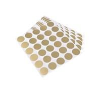 NUOBESTY 5 Pezzi Adesivi Scratch Off Dorati Rotondi Autoadesivi Etichette Grattabili per Messaggi Feste Annunci e Artigianato Diy