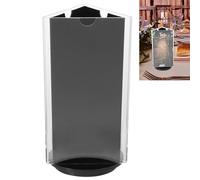 NUOBESTY 5 Pezzi Porta Menù da Tavolo Girevole in Acrilico Trasparente A5 90X180Mm, Supporto per Cartello da Tavolo Resistente e Stabile, Display Rotante 360° per Ristoranti, Hotel ed