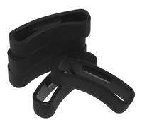 NUOBESTY 5 Pezzi Ricambio Gomma per Cinturino per Core Resistente e Facile Installare Accessorio Fallimento per Bracciale Sportivo Colore Nero