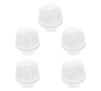 NUOBESTY 5 Pezzi Supporto per Fiori in Plastica Trasparente con Base Rotonda e Ventosa, Punte Distanziate per Bouquet, per Composizioni Floreali e Vasi Artigianali