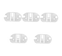 NUOBESTY 5 Pz Placca ago della Macchina per Cucire Branding per Trapani Coperta Clamp One Scheda Mini Fascia Catena Sewing Machine Piastra dell'ago per Cucire Piastra dell'ago in Metallo
