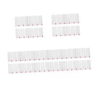 NUOBESTY 5 Set Adesivi per Il Piano Annuale Etichette per Il Planner Giornaliero Schede per Il Adesivi per Il Planner Adesivi per La Data del 12 Fogli*5