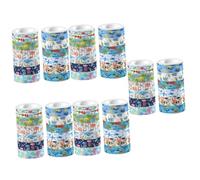 NUOBESTY 5 set Diario Scrapbooking Pastello Scena Per Adulti Nastro Washi Polpo Carta Per Diario Adesivo Carta Per Scrapbooking 12 * 5