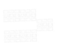 NUOBESTY 5 Set Modello Floreale Botanico Stencil per Dipingere Stencil Dell'alfabeto Grandi Stampini Stampino A Foglia Piccolo Stampino Bianca L'animale Domestico 9 Fogli*5