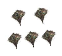NUOBESTY 5 Set Pennacchi per Composizioni Floreali Nastro Falso Nozze Pom Lavanda Addobbi Matrimonio The Masquerade Pennacchi di Riempimento del Vaso Decorazione del Vaso Piuma 10 Pezzi * 5