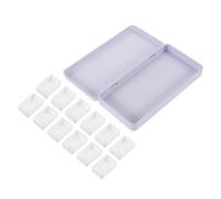 NUOBESTY 5 Set Tavolozza Acquerello Coperchio Lattina Mini Vuota Dell'acquerello Vernice Ad Acquerello Contenitore dell'Acqua Dell'acquerello Tampone Pentola Kit Bianca Pp