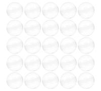 NUOBESTY 50 Capsule Vuote Trasparenti Rotonde da 45Mm per Distributori Automatici di Giocattoli Contenitori Apribili per Bomboniere e Feste Compatibili Macchinette Gomme da Masticare