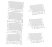 NUOBESTY 50 Pezzi Elegant Wedding Place Cards Hollow Heart-shaped Table Seating Cards For Reception Dinner Party Special Event Decorations