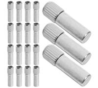 NUOBESTY 50 Pezzi Self-locking Shelf Support Pegs Kit con Copertura Nascosta per Mensole Armadi Cucina Mobili Robusti
