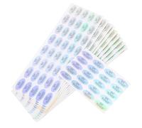 NUOBESTY 500pezzi Etichette Adesive Qc Passate Ovali Pvc Impermeabili Per Magazzino Controllo Qualità Etichette Stato Colorate Resistente e Facile Da Usare