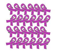 NUOBESTY 50pezzi Spilla in Metallo Smaltata Sensibilizzazione Distintivo in Metallo Per Donazioni Pubblici e Quotidiano