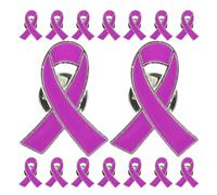 NUOBESTY 50pezzi Spilla Nastro Smaltata in Lega Per Sensibilizzazione Spilla Nastro Per Eventi Di Beneficenza Sanitaria Colori Resistenti Allo Sbiadimento