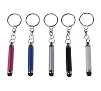 NUOBESTY 5pezzi Pennini Stilo Capacitivo Per Touch Screen Stilo Portatili Portachiavi Per Telefoni Cellulari e Tablet