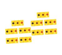 NUOBESTY 5pezzi Portalampada Vite in Plastica Per Esperimenti Fisici Base Per Lampada Attrezzatura Didattica Per Apprendimento Elettricità e Circuiti