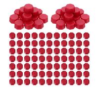 NUOBESTY 6 Confezioni Perle di Cera Ottagonali Rosso Cinese per Sigillatura Te per Inviti Lettere Decorazioni e Sigillo Bottiglie Kit Versatile per Progetti Creativi e Regali