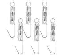 NUOBESTY 6 Molle di Ricambio per Ventola di Scarico Cucina e Bagno Molle di Tensione Metalliche Resistenti All’Umidità Clip a Molla per Griglia Ventilatore da Parete Sostituzione Facile