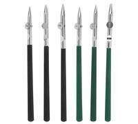 NUOBESTY 6 penne per scrittura a fine - Penna per rigatura regolabile - Strumenti di progettazione con bordo dritto per rigatura di linee Disegno tecnico Cartografia Fluido Fumetti Pittura