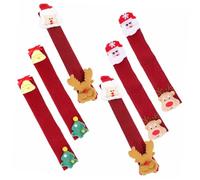 NUOBESTY 6 pezzi Coprimaniglia Frigorifero Natale per Decorazioni Festive Protezione per e Design Natalizio Adorabile