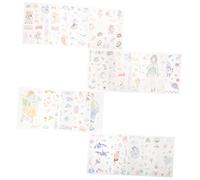 NUOBESTY 6 Set Adesivi Decorativi per Scrapbook e Planner Adesivi Fai da Te per e Laptop creatività e Stile per Ogni Progetto Artigianale