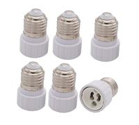 NUOBESTY 6pezzi Adattatore Da Facile Installazione Per Lampade Led Halogen e Colore Bianco Compatibile Portalampade Standard