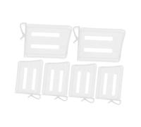 NUOBESTY 6pezzi Divisori in Plastica Trasparenti per Organizer per Frigorifero e Armadio Regolabili per Massimizzare Lo Spazio e Mantenere Ordinati Gli Oggetti