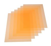 NUOBESTY 6pezzi Filtro Gel Arancione Pvc Per Palcoscenico e Feste Effetti Di Miscelazione Colori e Correzione Luce