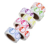 NUOBESTY 7 Etichette in Rame Punti per Giorni della Settimana Etichette Rimovibili per Gestione Inventario per lunedì martedì mercoledì Giovedì Venerdì Sabato