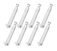 NUOBESTY 8 pezzi Bulloni Espansione per Dossi Rallentatori Gomma Resistente e Acciaio Ammortizzatori Vibrazioni per Asfalto Riduzione Rumore e Impatto Installazione Semplice per Garage e